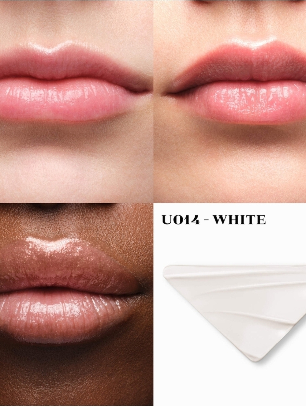 NEW~ Prada Light Glowing Lip Oil Stick~ U014 White - Pearlescent - Picture 2 of 6